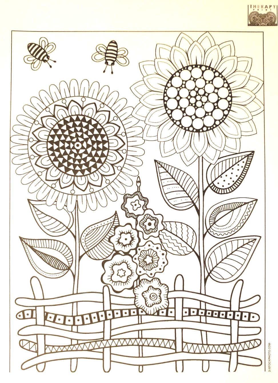 Color Me! - Art Therapy Print Outs