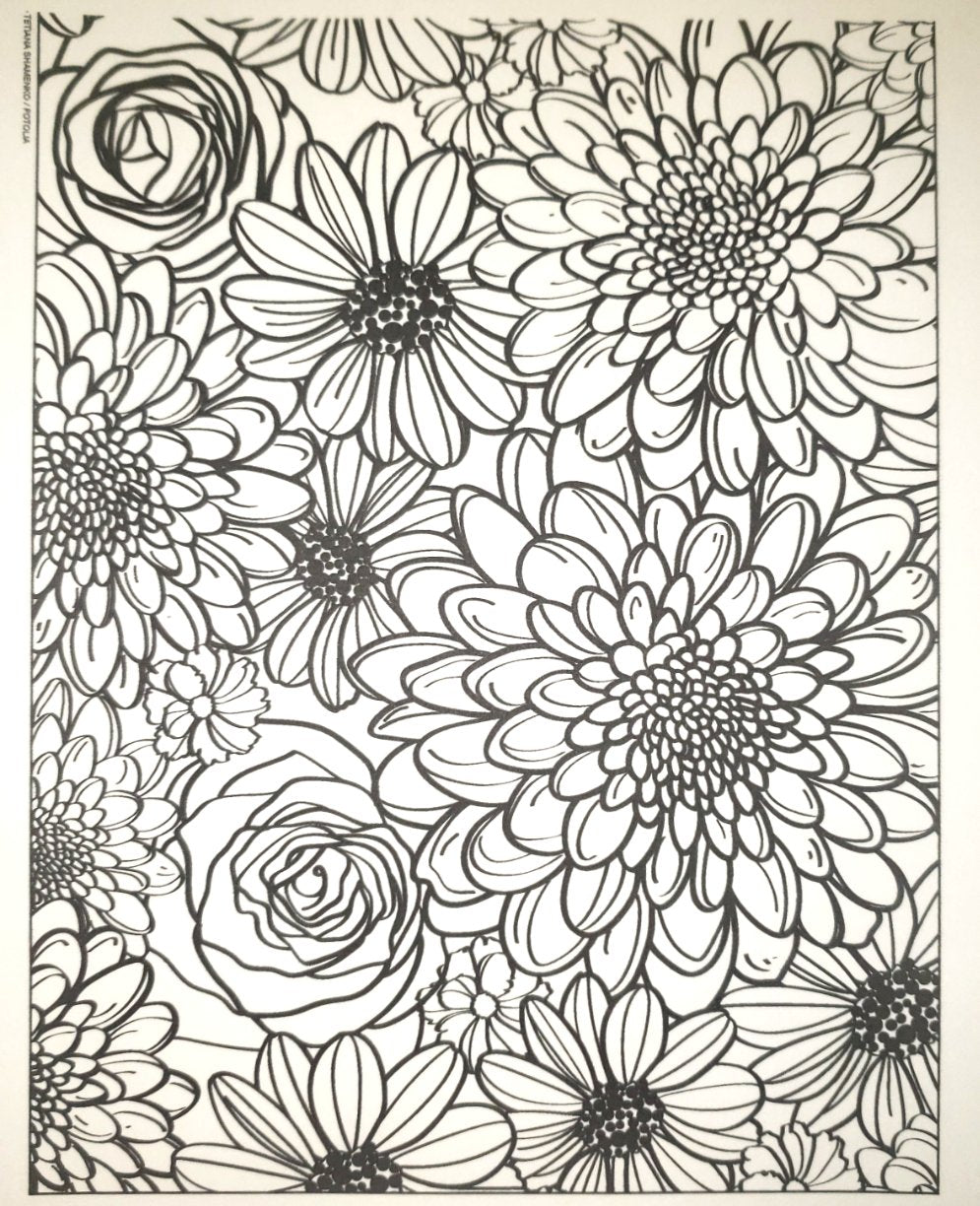 Color Me! - Art Therapy Print Outs