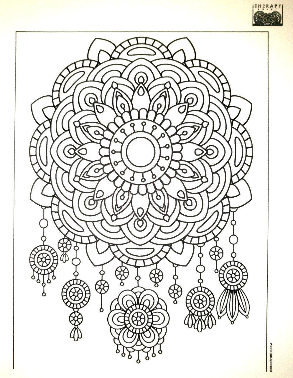 Color Me! - Art Therapy Print Outs