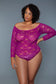 Marina Bodysuit Dark Magenta