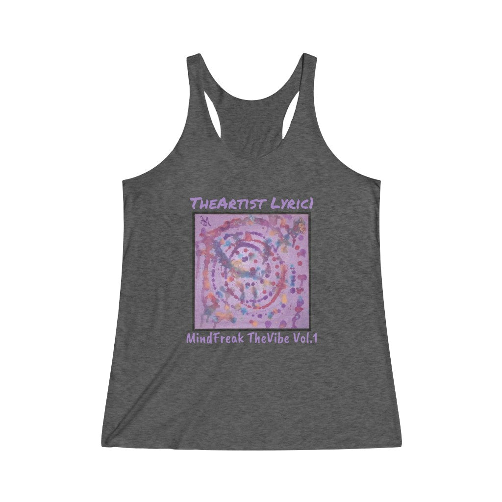 MindFreak TheVibe Vol. 1 Women's Tri-Blend Racerback Tank