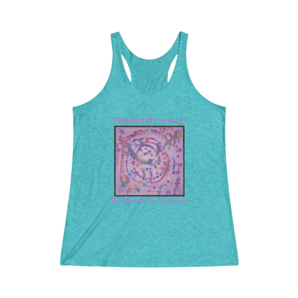 MindFreak TheVibe Vol. 1 Women's Tri-Blend Racerback Tank