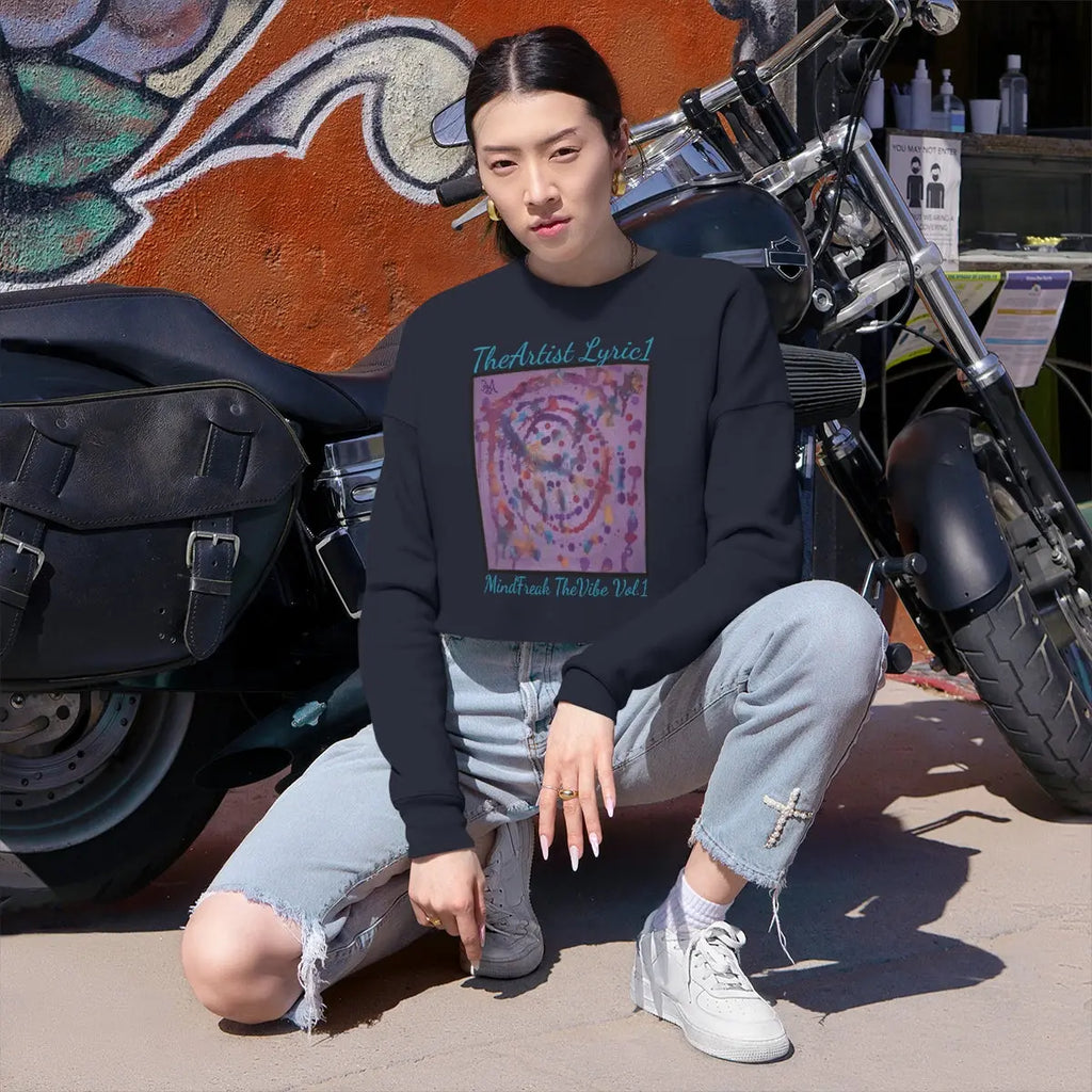 MindFreak TheVibe Vol. 1 Women's Cropped Sweatshirt Printify