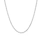 14k White Gold Singapore Chain 1.0mm