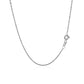 14k White Gold Singapore Chain 1.0mm