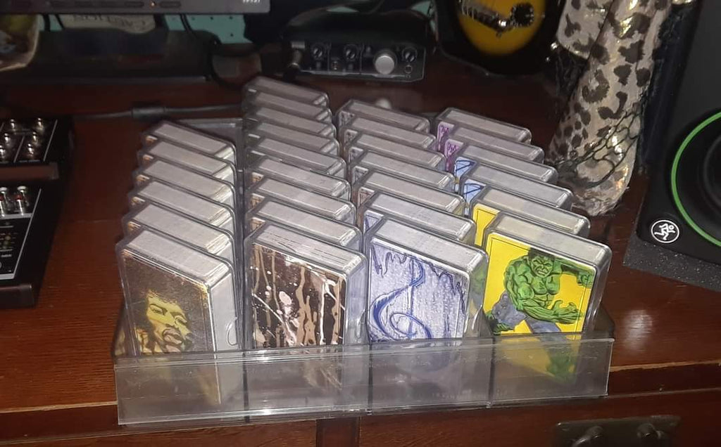 Black Drip Abstract Deck by A.D.M.