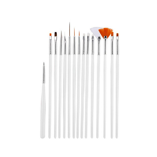 Artist Paint Brush Set - White