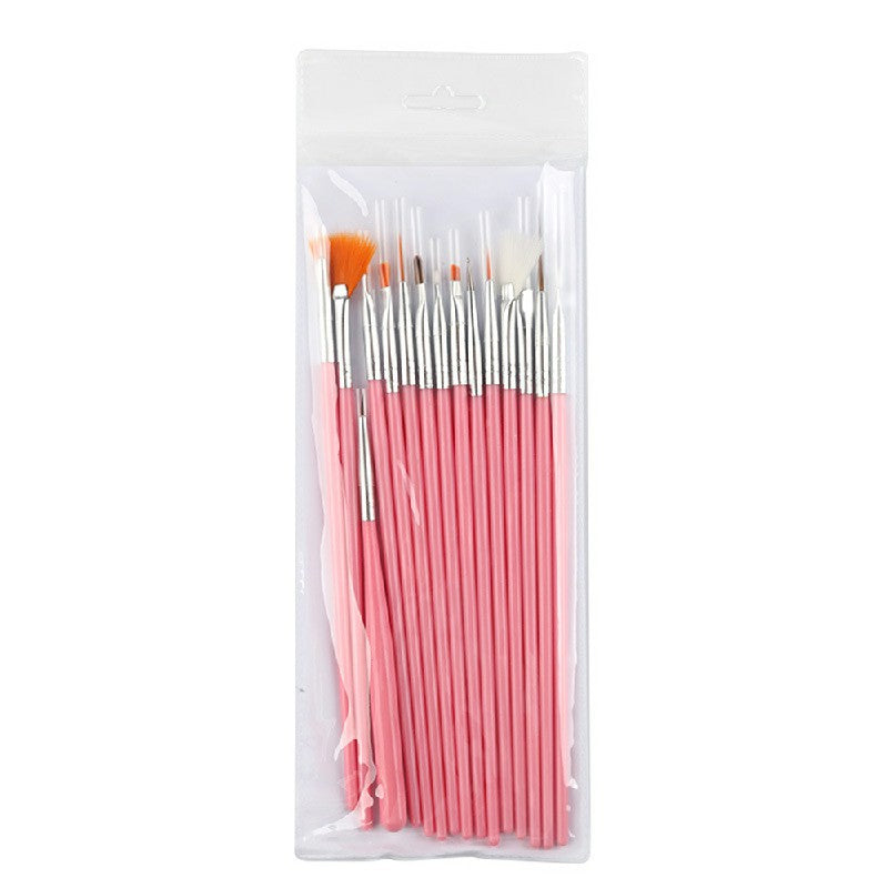 Artist Paint Brush Set - Blue, Purple, Pink (shipped by MFA)