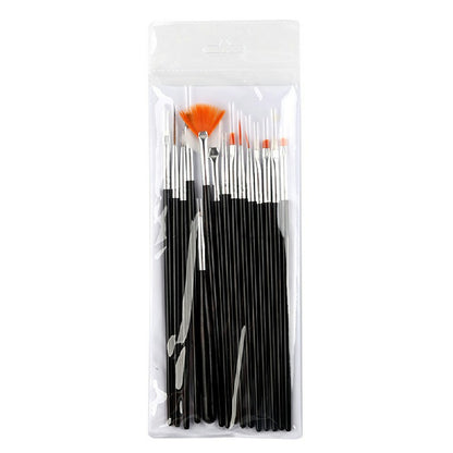 Artist Paint Brush Set - Black