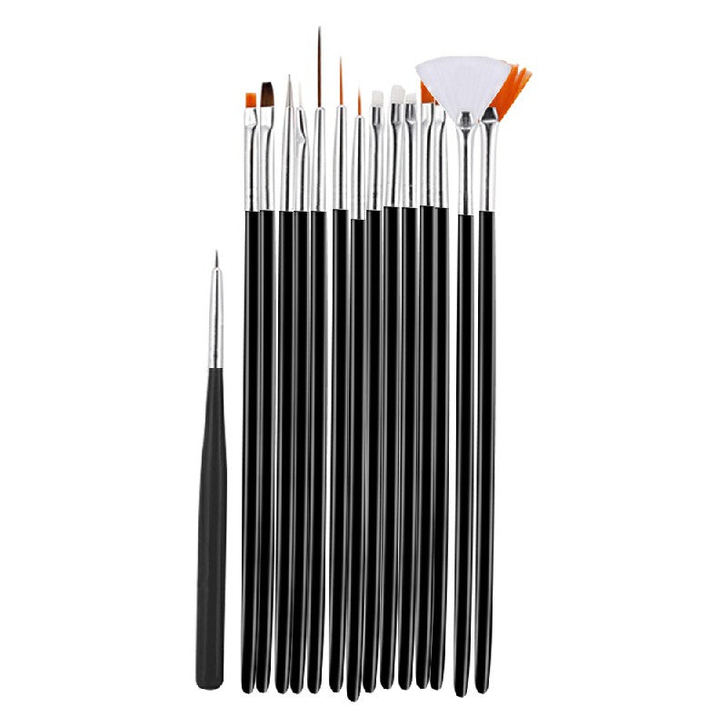 Artist Paint Brush Set - Black