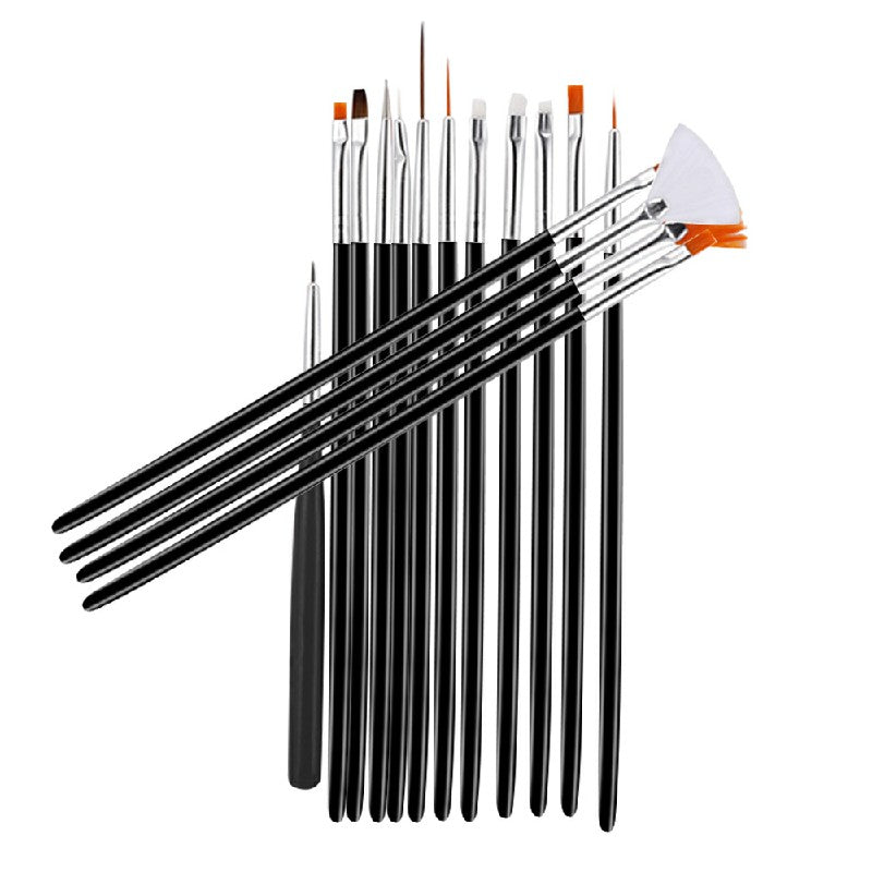 Artist Paint Brush Set - Black