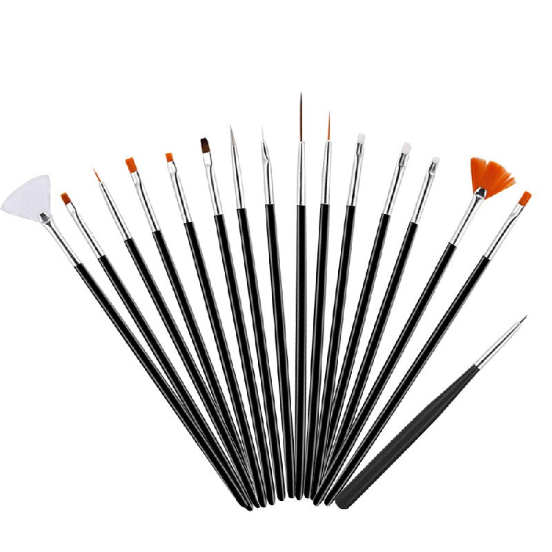 Artist Paint Brush Set - Black