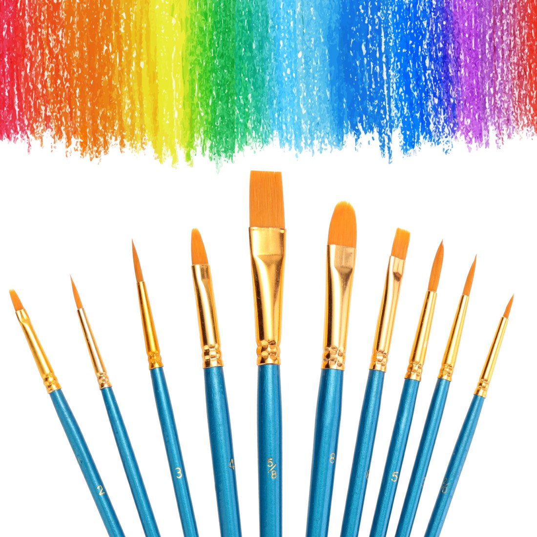 Face Painting Brush Set - Blue