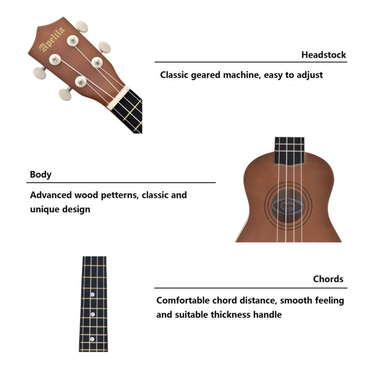 Soprano Ukulele Acoustic (Brown)