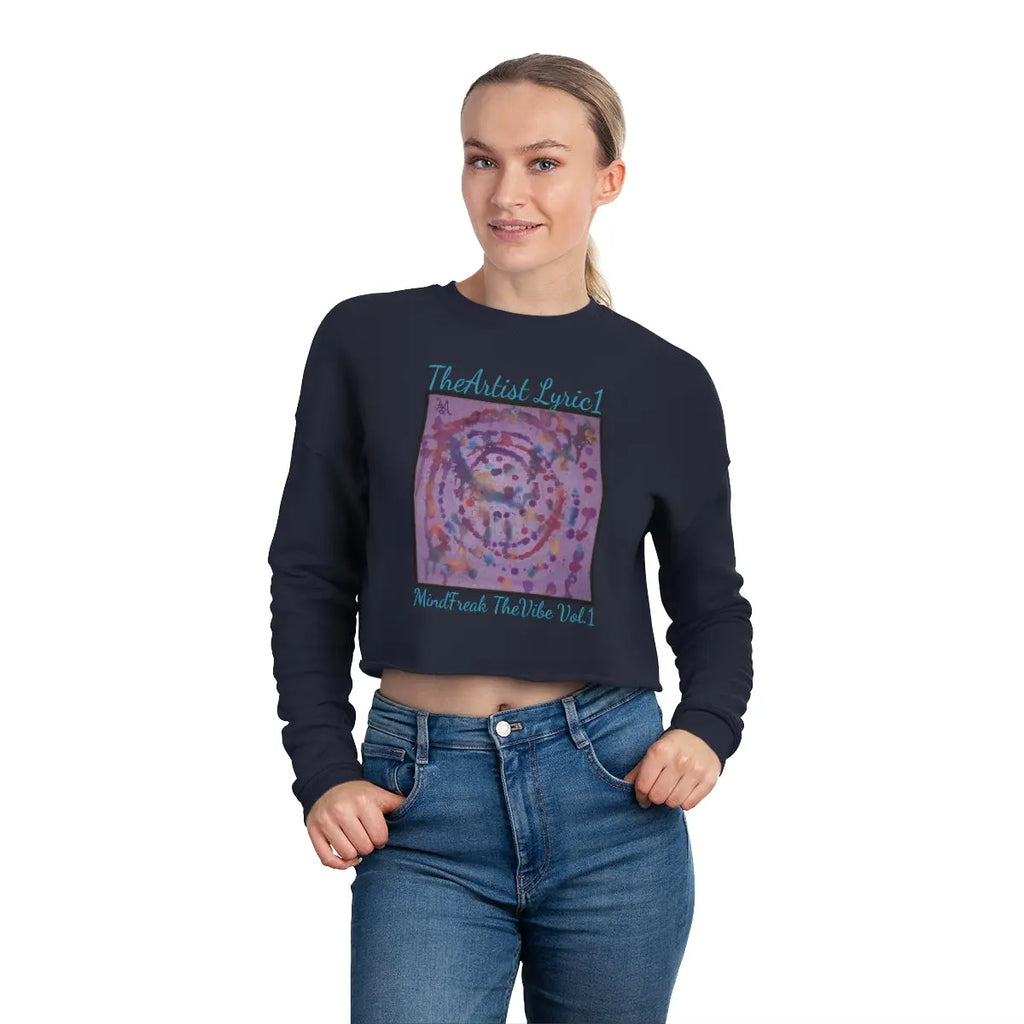 MindFreak TheVibe Vol. 1 Women's Cropped Sweatshirt Printify