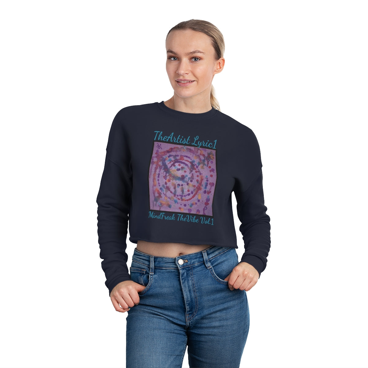 MindFreak TheVibe Vol. 1 Women's Cropped Sweatshirt