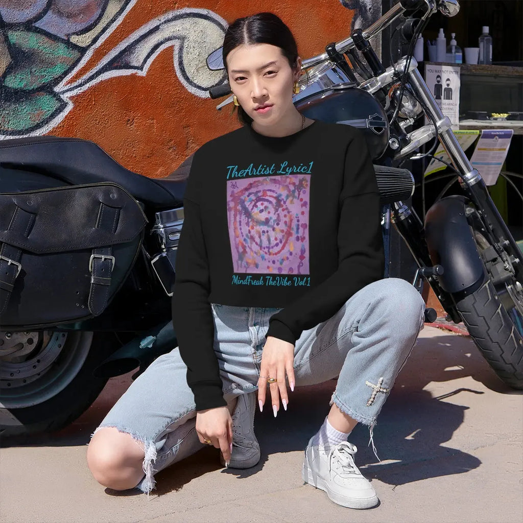 MindFreak TheVibe Vol. 1 Women's Cropped Sweatshirt Printify