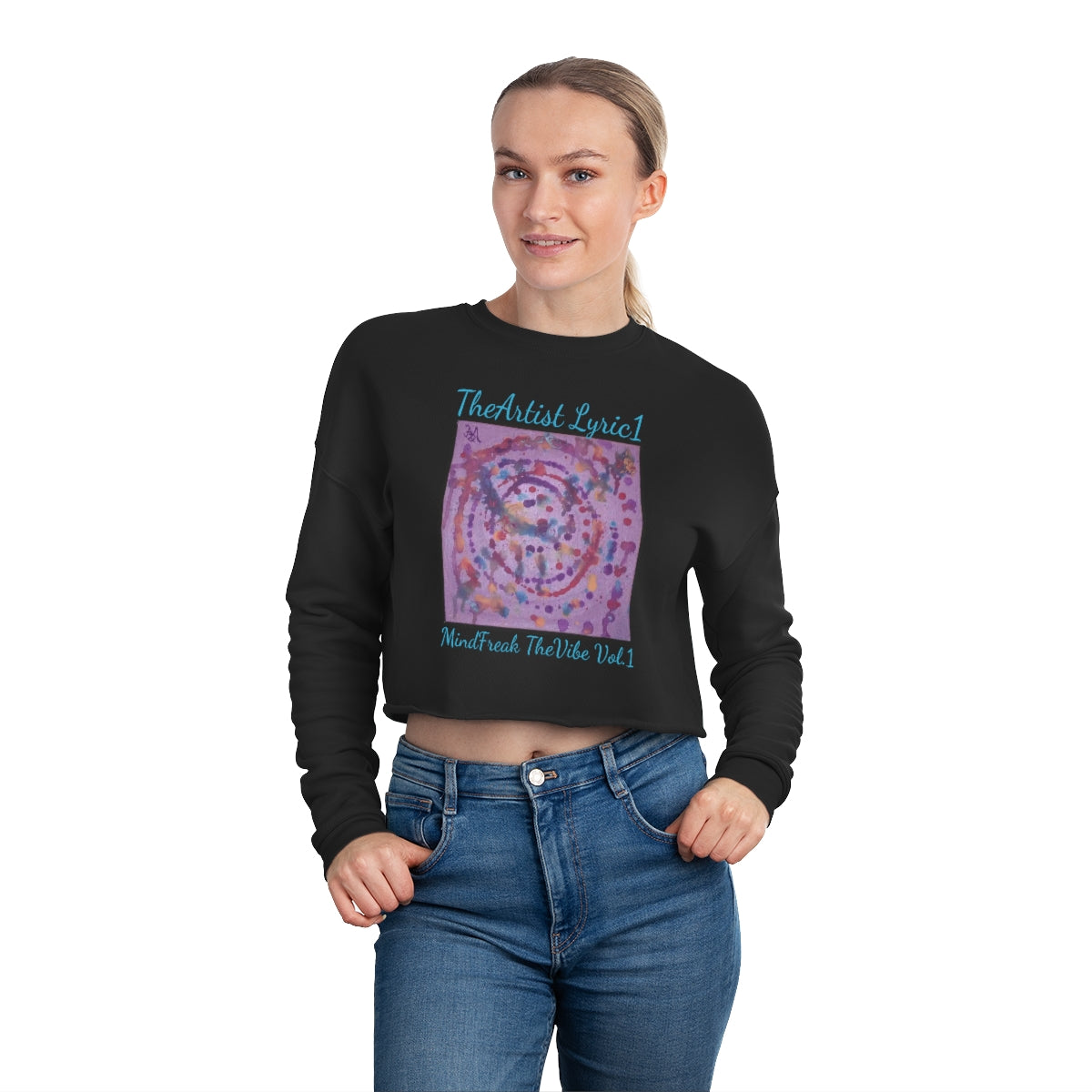 MindFreak TheVibe Vol. 1 Women's Cropped Sweatshirt