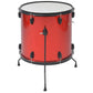 Complete Drum Kit Powder-coated Steel Red Adult