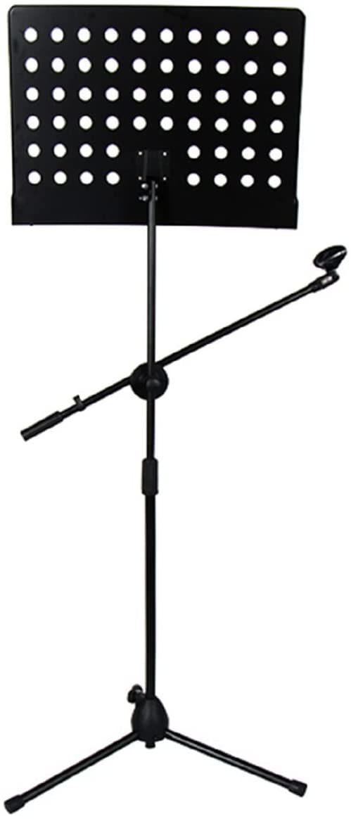 5 Core Sheet Music Stand With Mic Stand Holder - 3 IN 1 Professional Portable Music Stand with Folding Tray;  Detachable Microphone Stand Dual-Use for Sheet Music & Projector Stand MUS MH (Copy) Doba