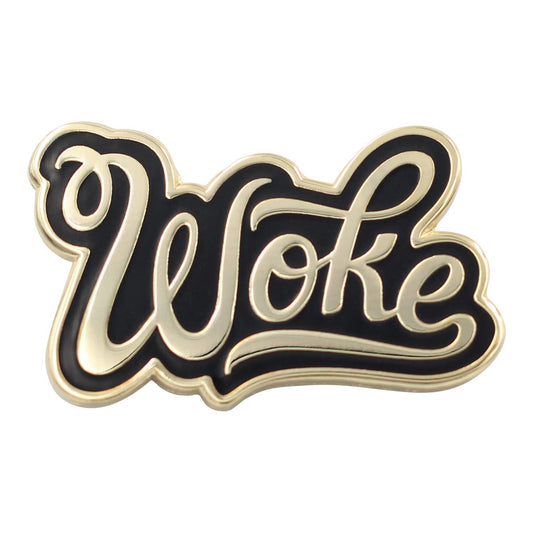 Woke Enamel Pin – Stay Woke Black Lives Matter Pride Pin