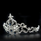 LO2110 - Imitation Rhodium Brass Tiaras & Hair Clip with Top Grade Crystal in Montana