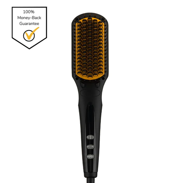 Professional Hair Straightener Brush Electric Hot Comb Negative Ion Hair Iron