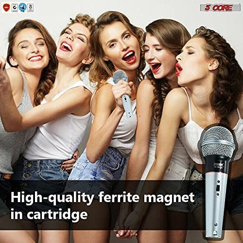5 Core Professional Microphone Audio Dynamic Cardiod Karaoke Singing Wired Mic Music Recording Karoke Microphone PM305 (Copy) Doba