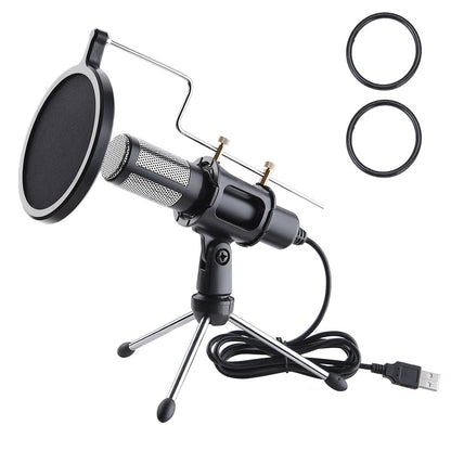 Podcast Microphone w/ Tripod Desk Stand