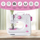 Free-Arm Crafting Mending Sewing Machine with 12 Built-in Stitched