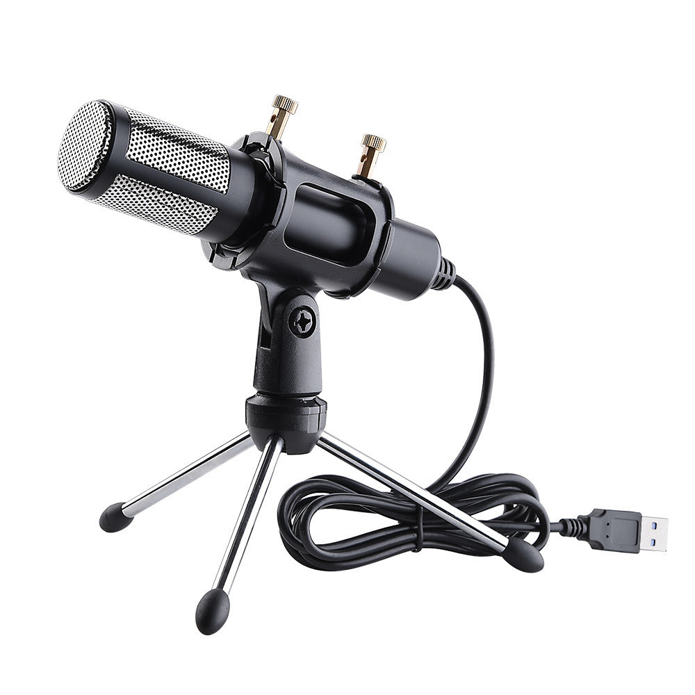 Podcast Microphone w/ Tripod Desk Stand