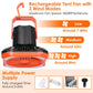 Portable Camping Lantern Fan 10000mAh Battery Powered Hanging Fan USB Rechargeable Tent Fan with 4 Light Modes 3 Wind Modes Emergency Power Bank Remote Control Hanging Hook