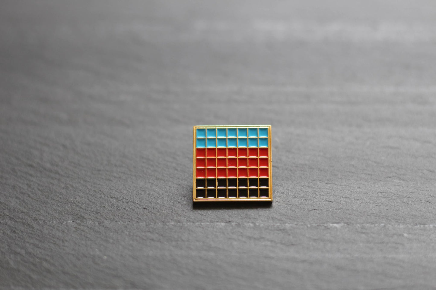 Grid Pins Series Pride Lapel Enamel Pins - Polyamorous