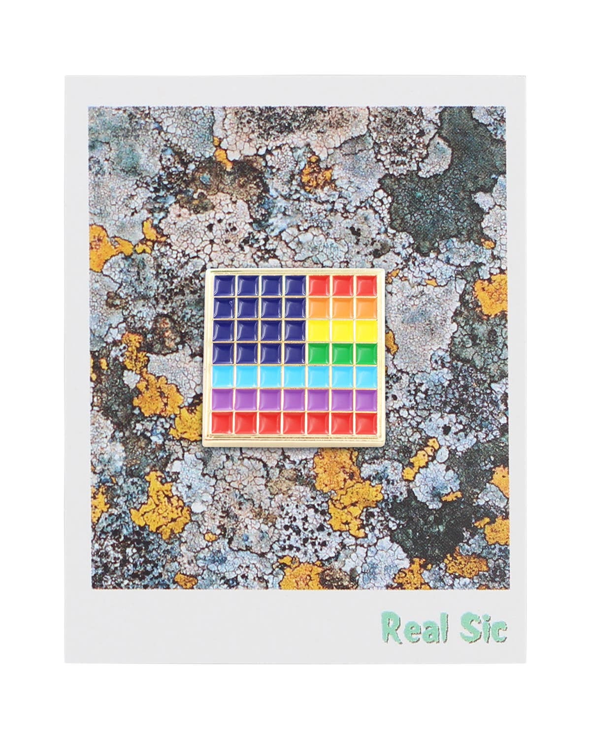 Grid Pins Series Pride Lapel Enamel Pins - USA Pride