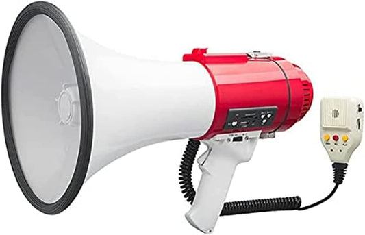 5Core Megaphone Speakers Pro Bullhorn Handheld Police Siren Voice Recording 77SF