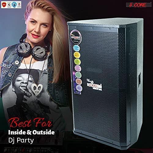 DJ Speakers 15 inch Outdoor Speaker System Pro Pa Party Monitor Speaker PMPO Wooden 5Core 15x1 200DX