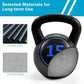 5 10 15 lbs Weight Kettlebell Home Fitness 3 Pieces Set Kettle Bell