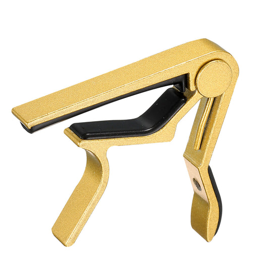 5 Core Guitar Capo Gold| Premium Aluminum Capo for Guitars, Ukulele, Banjo, Mandolin, Bass| Superior Build Quality| Professional Musical Instrument- CAPO GLD