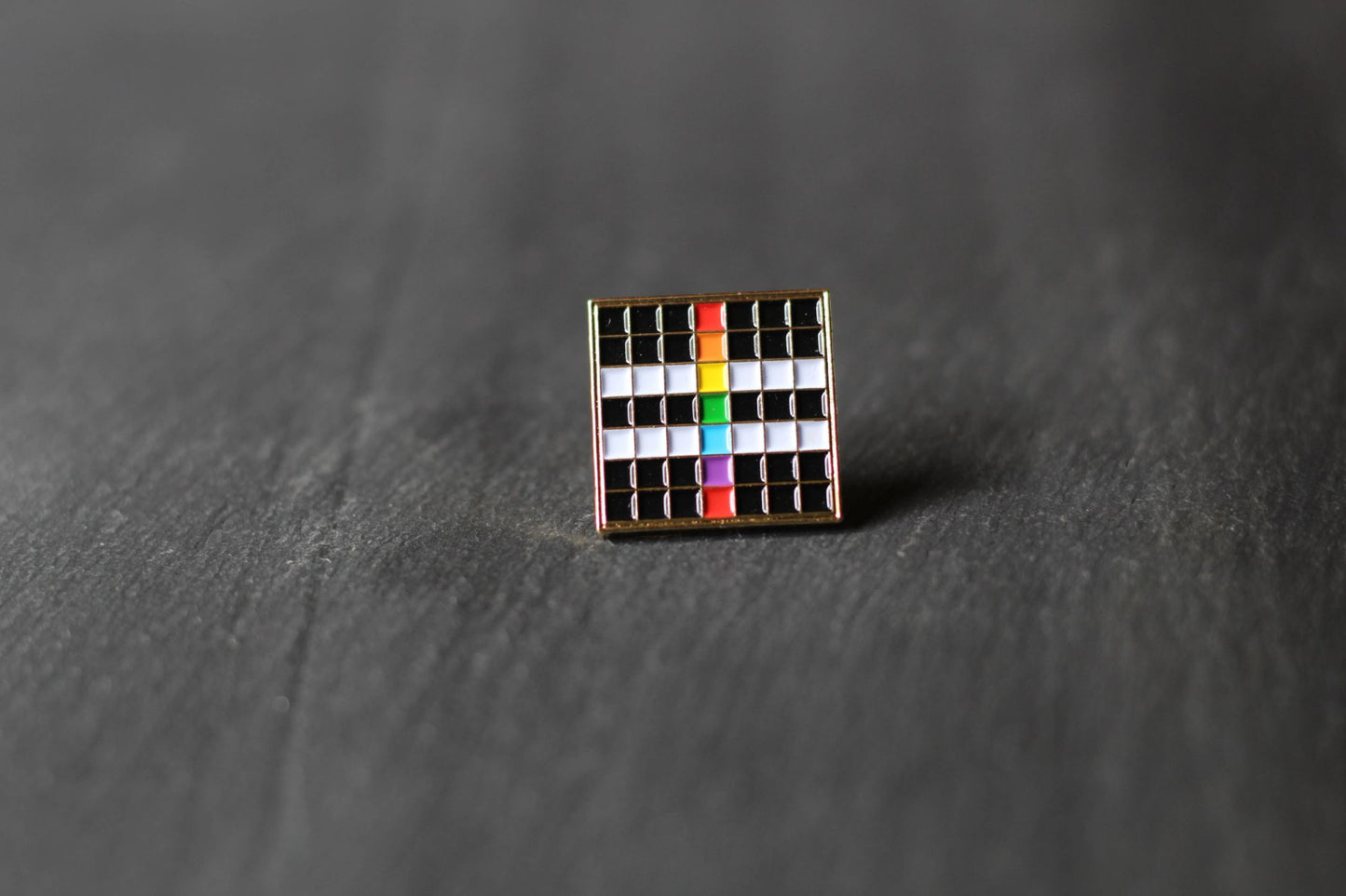 Straight Ally Pride Pin - LGBT Pride . Pride Flag Enamel Pin