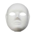 10-Packs White Blank Painting Full Mask DIY Paper Mask for Halloween Costumes, Women