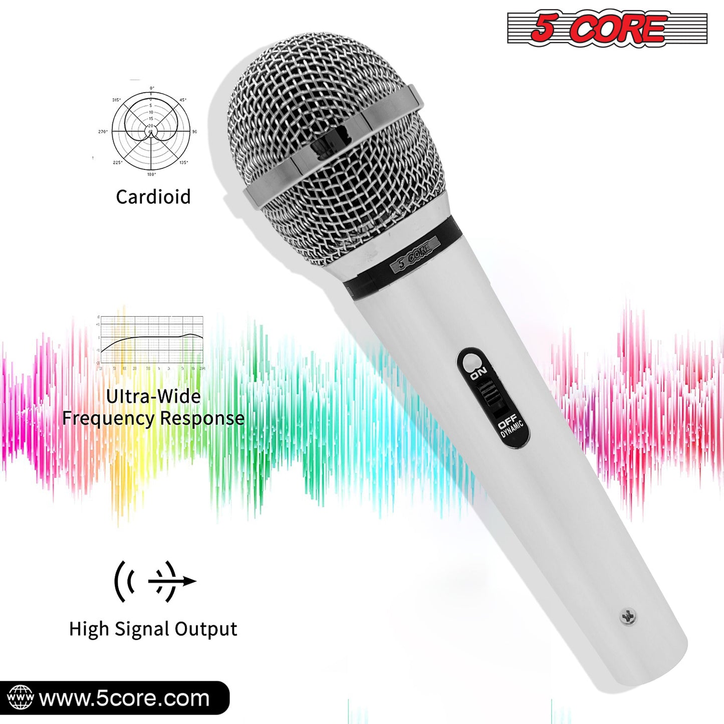 5 CORE Premium Vocal Dynamic Microphone