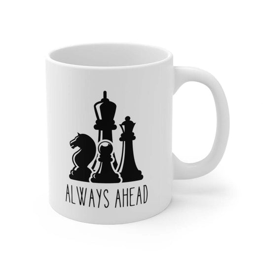 Chess Pieces Always Ahead Ceramic Mug 11oz