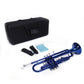 Brass B Flat Trumpet Gloves Set Blue