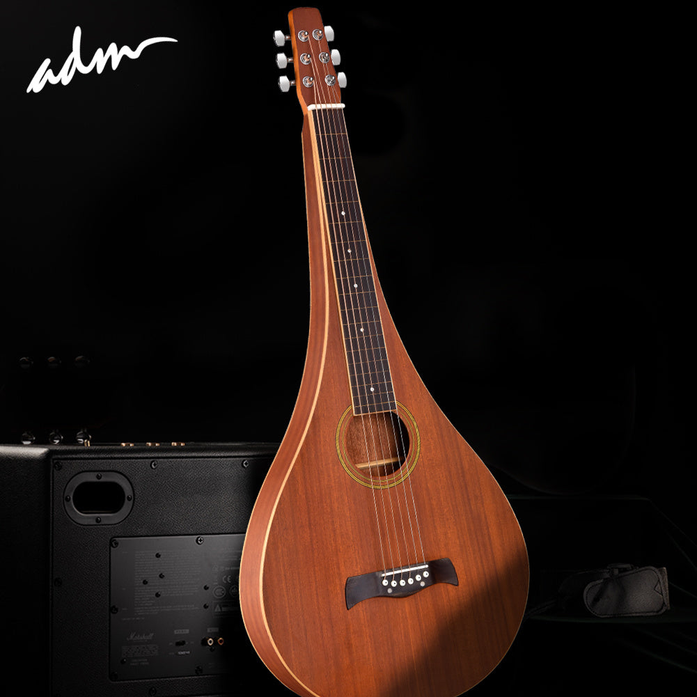 ADM Weissenborn Hollow-Neck Hawaiian-Style Slide Acoustic Guitar for Enthusiasts