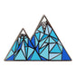 Geometric Mountain – Colorado / Mountain Life Enamel Pin