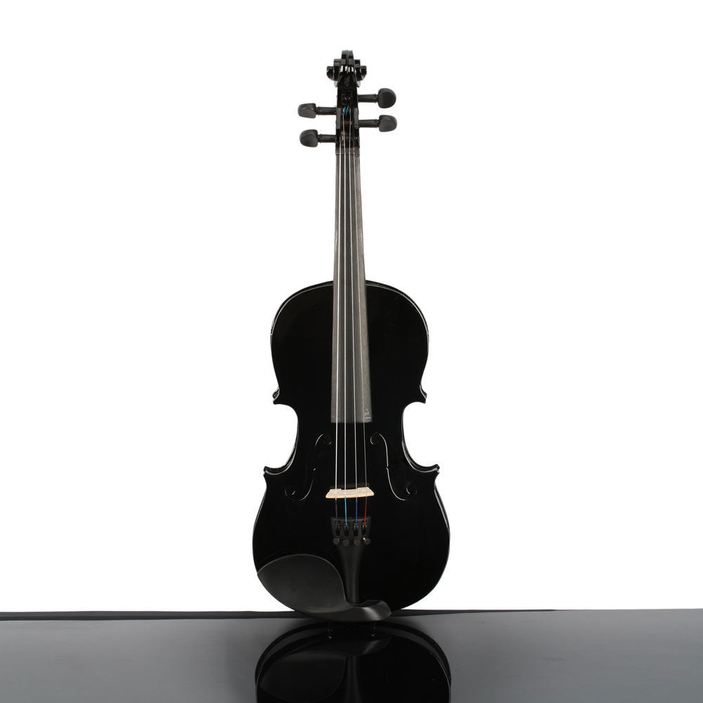 3/4 Acoustic Violin  w/ Case Bow Rosin Black