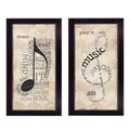 Trendy Decor 4U "Music" Framed Wall Art