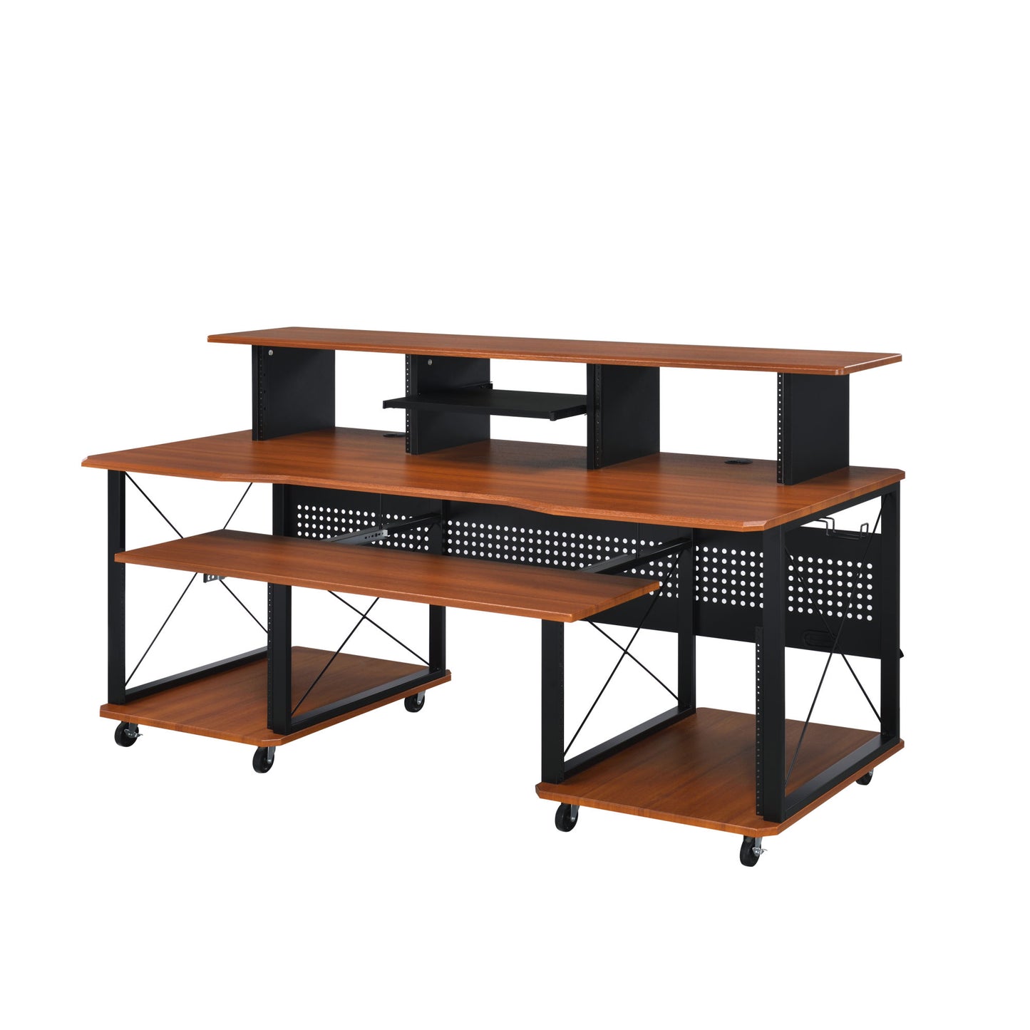 Megara Music Desk; Cherry &amp; Black Finish OF00988