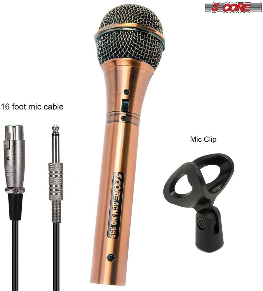 5 Core Professional Microphone Audio Dynamic Cardiod Karaoke Singing Wired Mic Music Recording Karaoke Microphone 5 Core PM625 (ND-959 Elantra) (Copy) Doba
