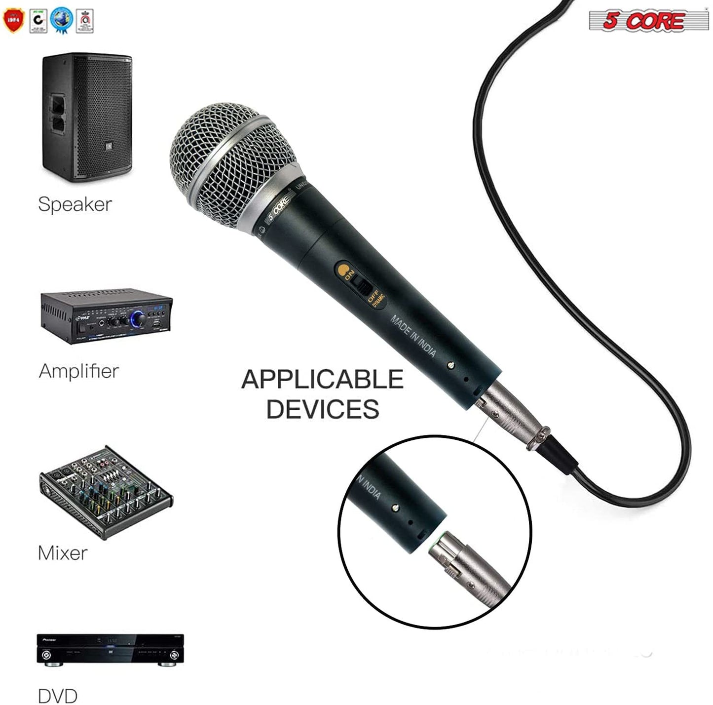 Professional Microphone Audio Dynamic Cardiod